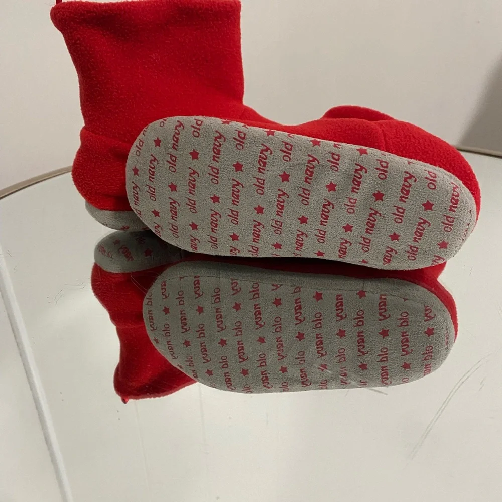 Old Navy Baby Bootie Red Unisex Size 0-24 months NWOT